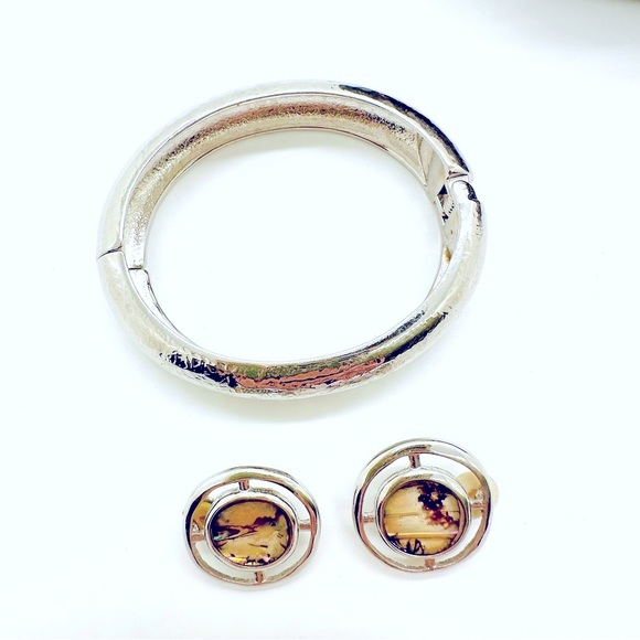 Vintage Bracelet & Abalone Earrings - Picture 13 of 14